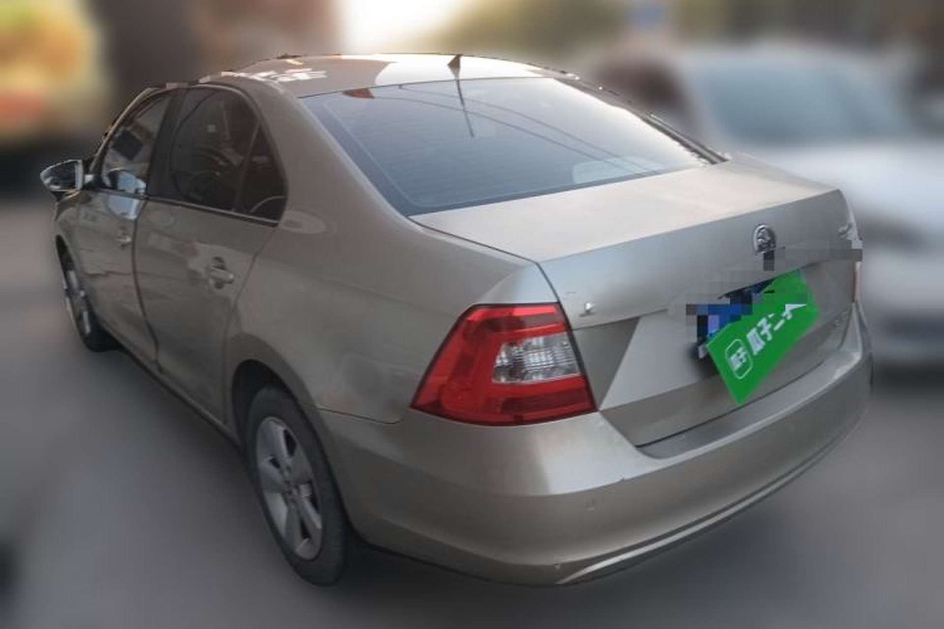 Used Skoda Rapid 2013 1.4L Manual Smart Selection Trim Rear Left 45 Deg