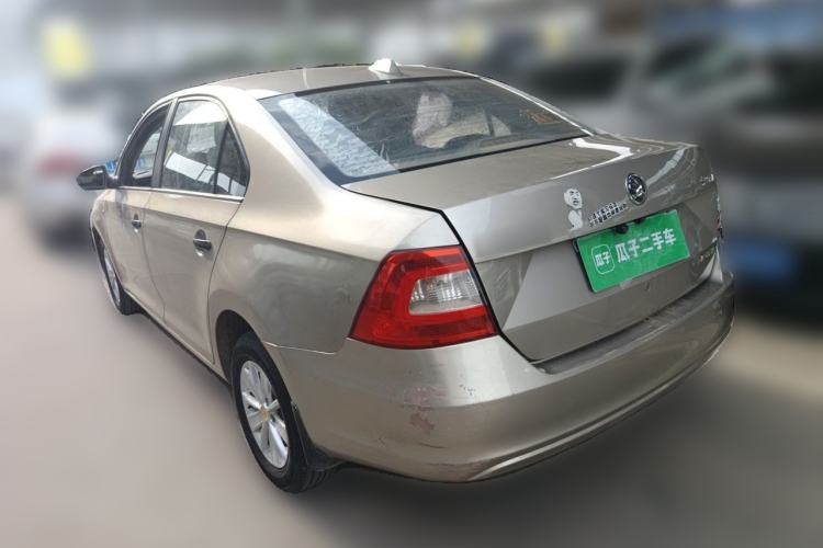Used Skoda Rapid 2013 1.6L Manual Enjoyment Model Rear Left 45 Deg