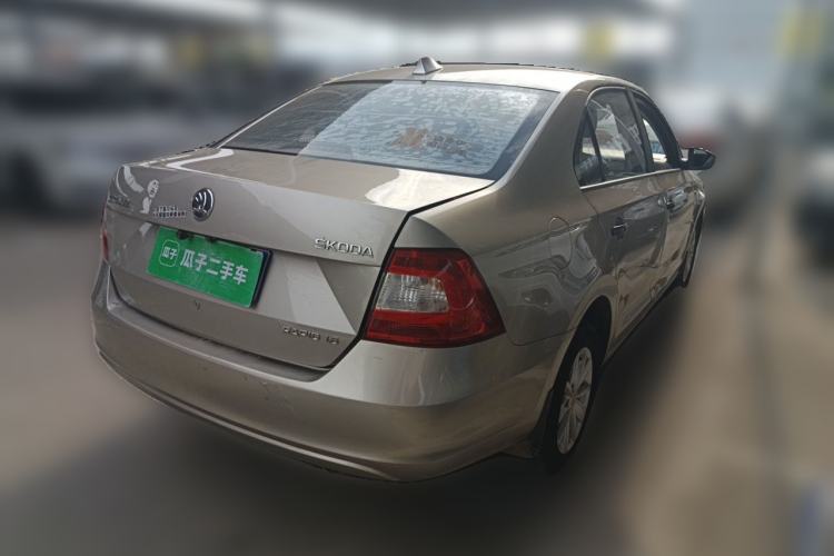 Used Skoda Rapid 2013 1.6L Manual Enjoyment Model Rear Right 45 Deg