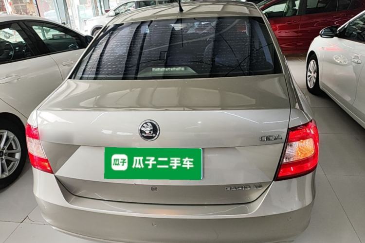 Used Skoda Rapid 2013 1.6L Automatic Smart Selection Model Rear