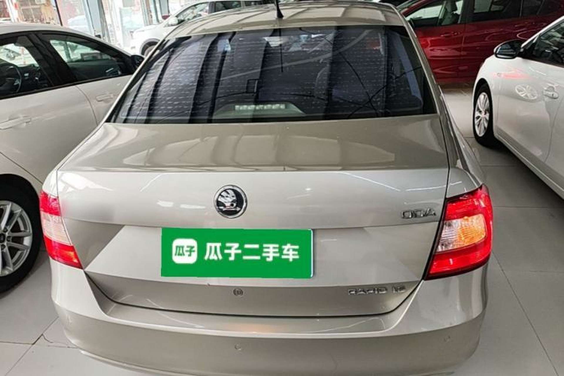 Used Skoda Rapid 2013 1.6L Automatic Smart Selection Model Rear