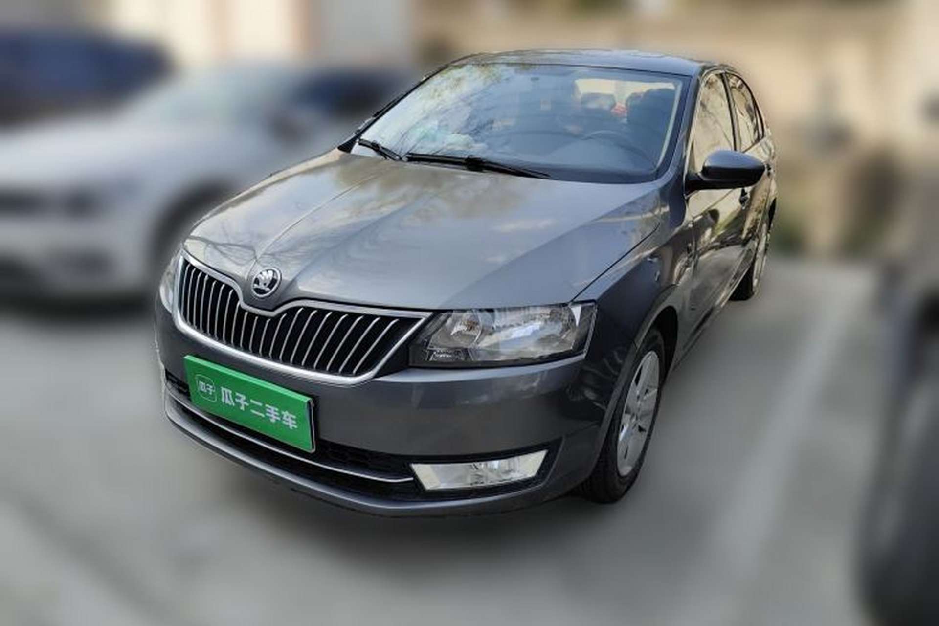 Used Skoda Rapid 2013 1.6L Automatic Smart Selection Model Front Left 45 Deg
