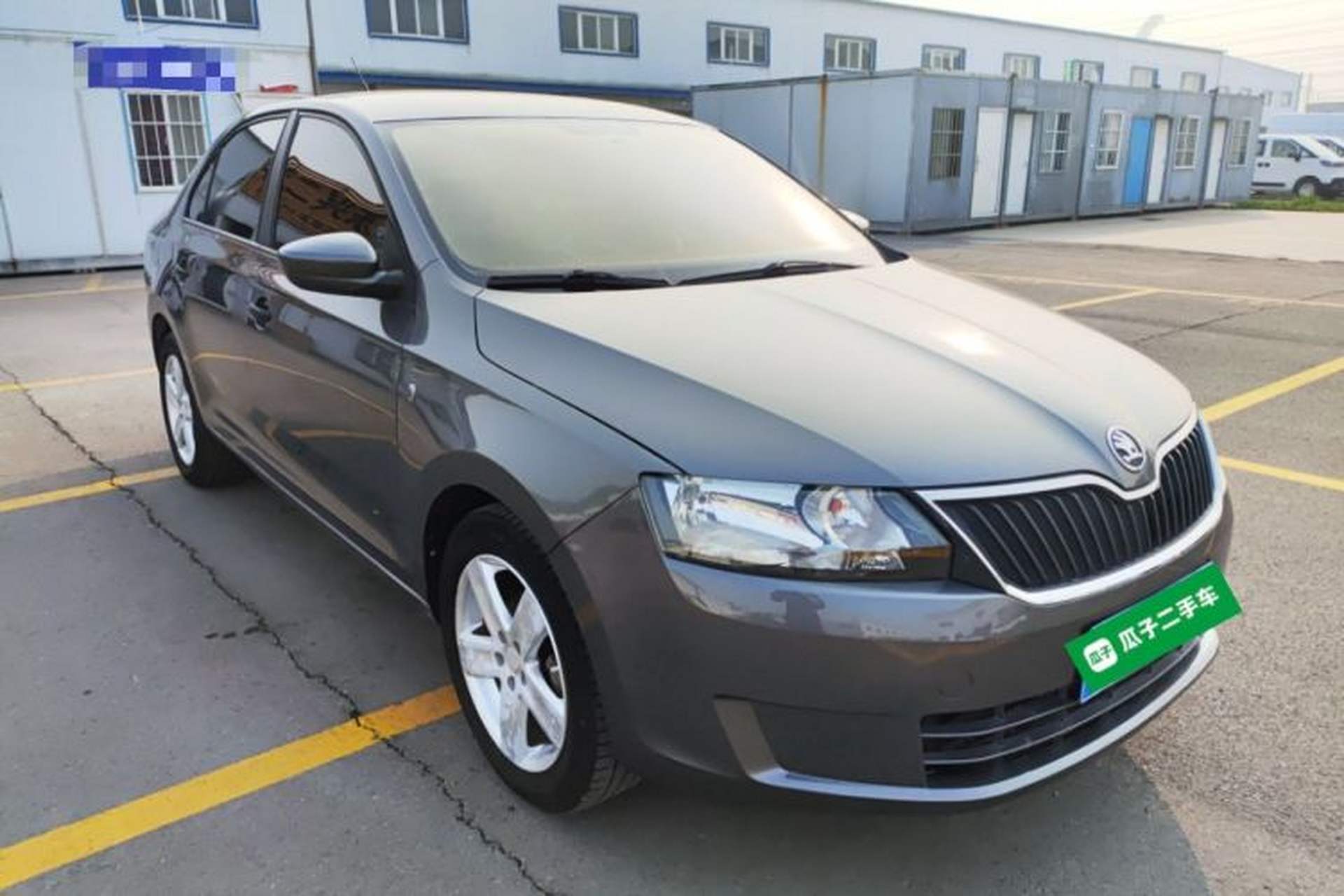 Used Skoda Rapid 2013 1.6L Manual Enjoyment Model Front Right 45 Deg