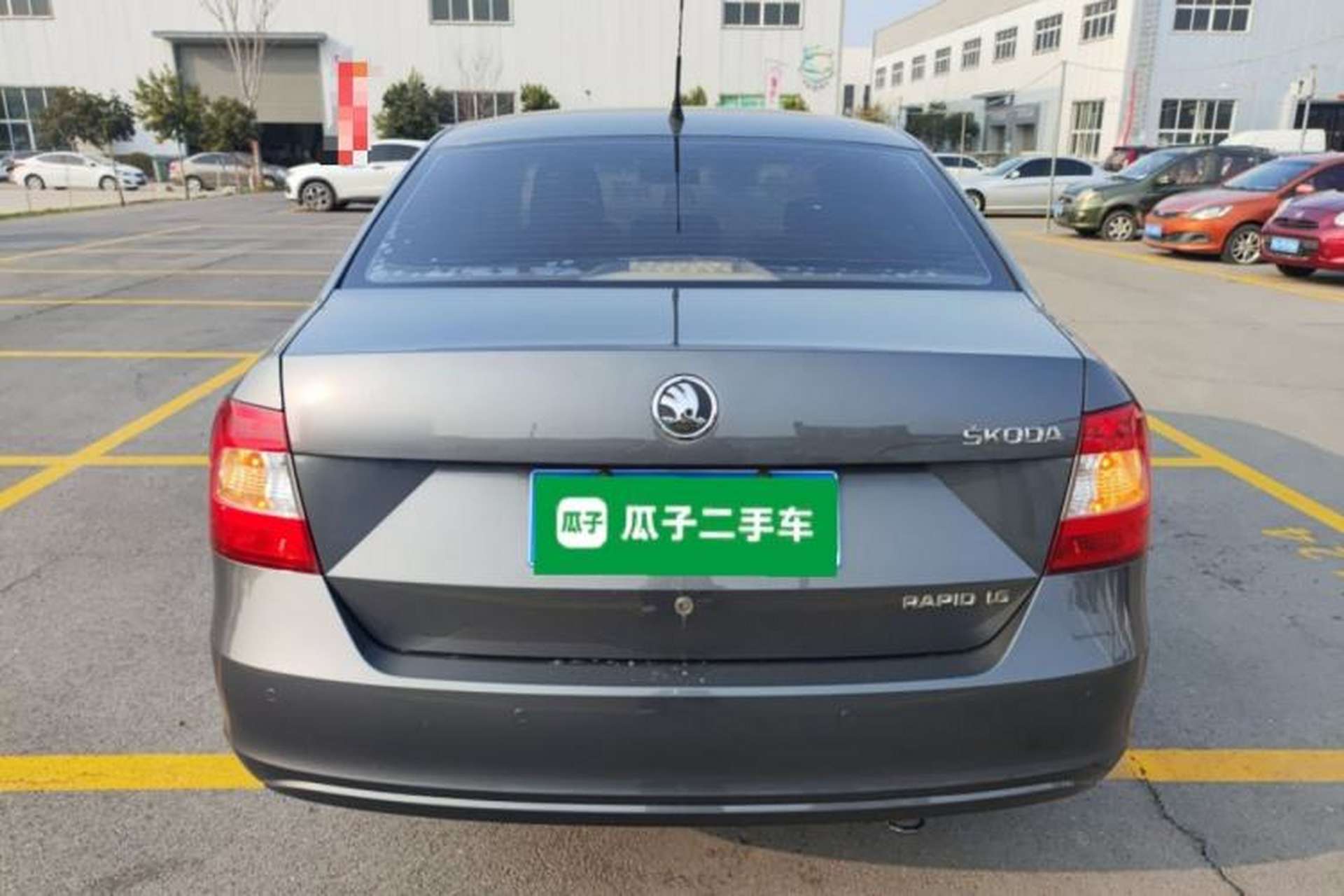 Used Skoda Rapid 2013 1.6L Manual Enjoyment Model Rear