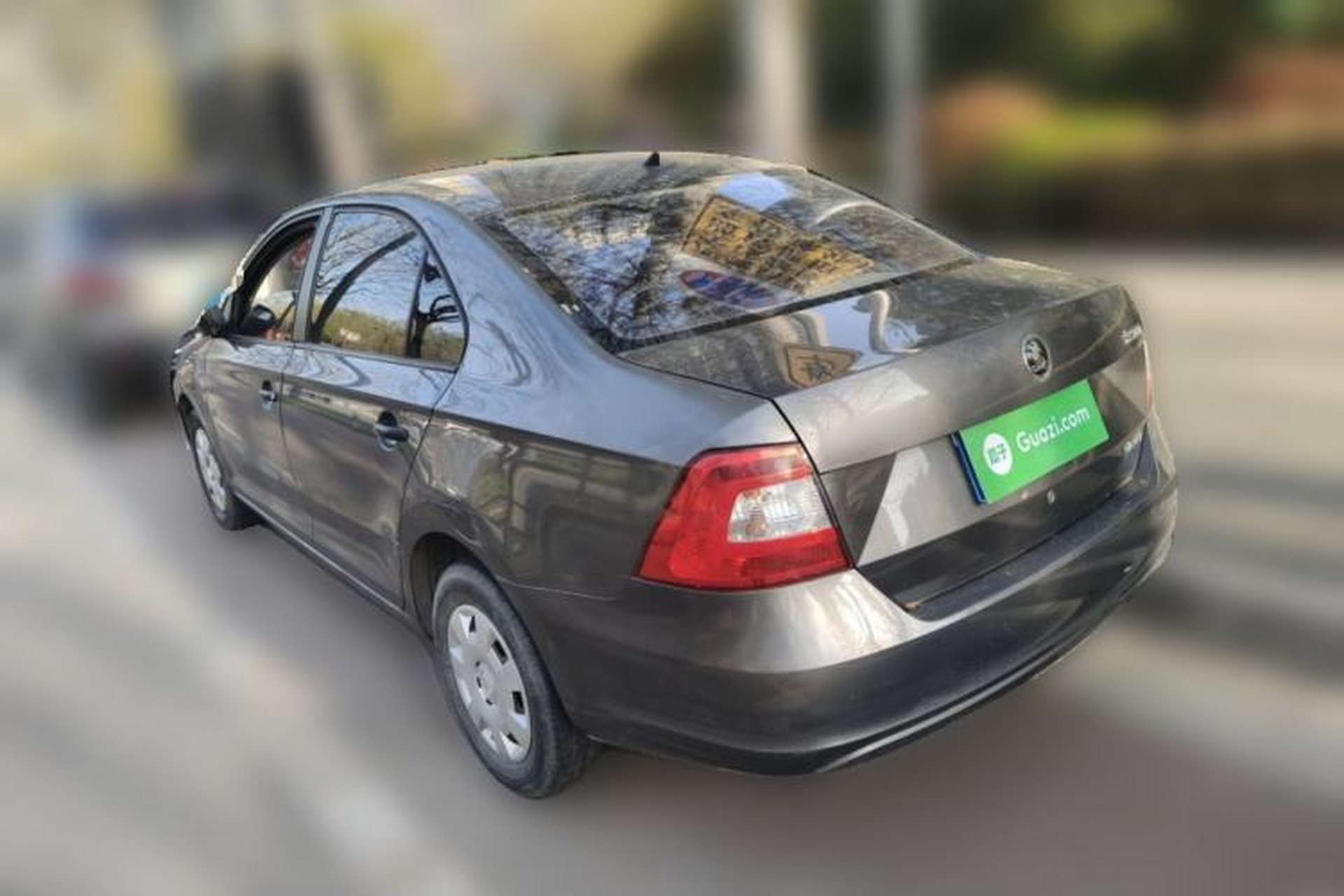 Used Skoda Rapid 2013 1.6L Automatic Enjoyment Model Rear Left 45 Deg