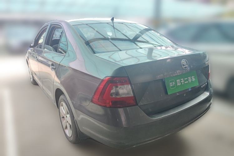 Used Skoda Rapid 2013 1.6L Manual Smart Selection Model Rear Left 45 Deg