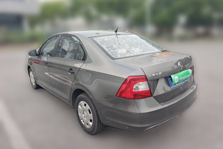 Used Skoda Rapid 2013 1.6L Manual Enjoyment Model Rear Left 45 Deg