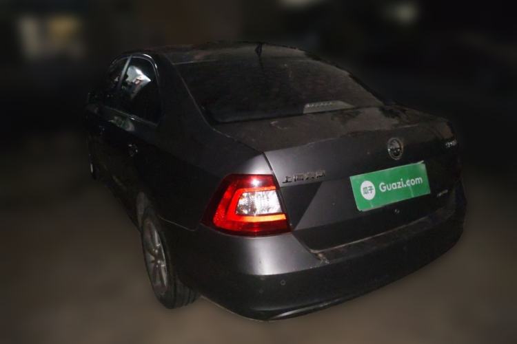 Used Skoda Rapid 2013 1.6L Automatic Smart Selection Model Rear Left 45 Deg