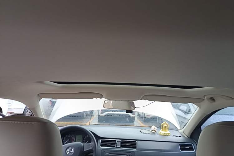 Used Skoda Rapid 2013 1.6L Manual Smart Selection Model Headliner