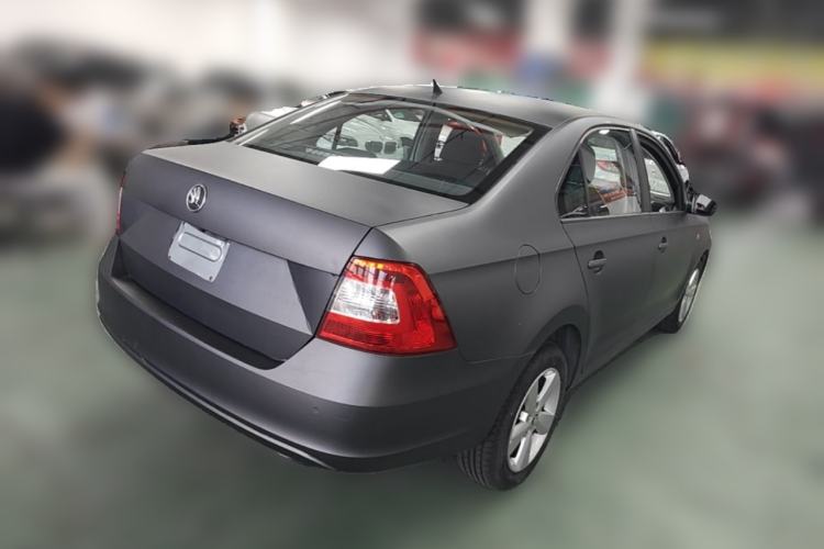 Used Skoda Rapid 2013 1.6L Automatic Smart Selection Model Rear Right 45 Deg