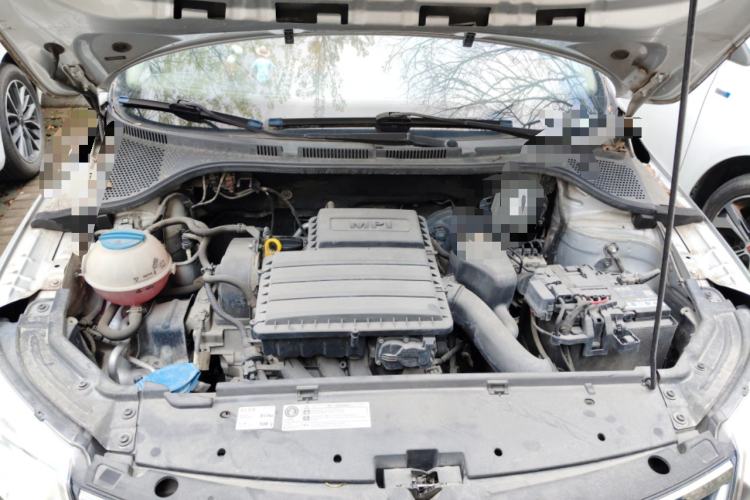 Used Skoda Rapid 2013 1.6L Manual Smart Selection Model Engine Bay