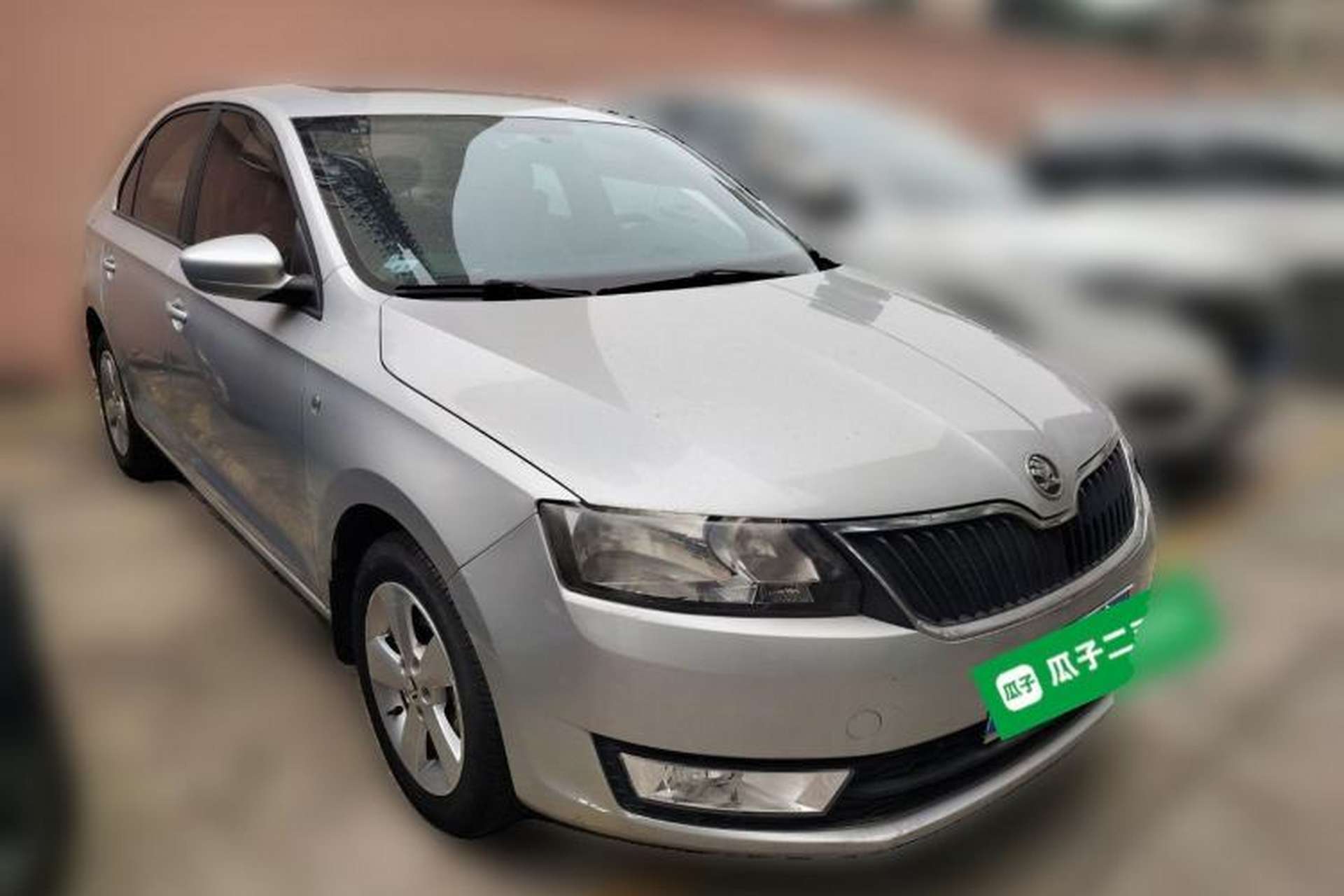 Used Skoda Rapid 2013 1.6L Manual Smart Selection Model Front Right 45 Deg