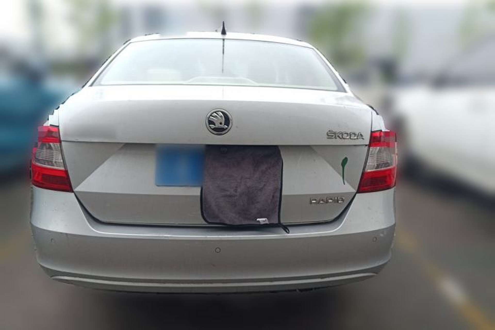Used Skoda Rapid 2013 1.6L Automatic Smart Selection Model Rear