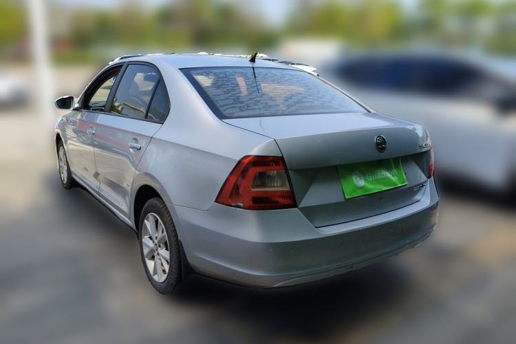 Used Skoda Rapid 2013 1.6L Manual Smart Selection Model Rear Left 45 Deg
