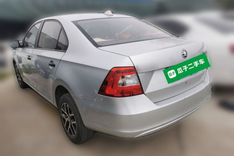 Used Skoda Rapid 2013 1.4L Manual Enjoyment Model Rear Left 45 Deg