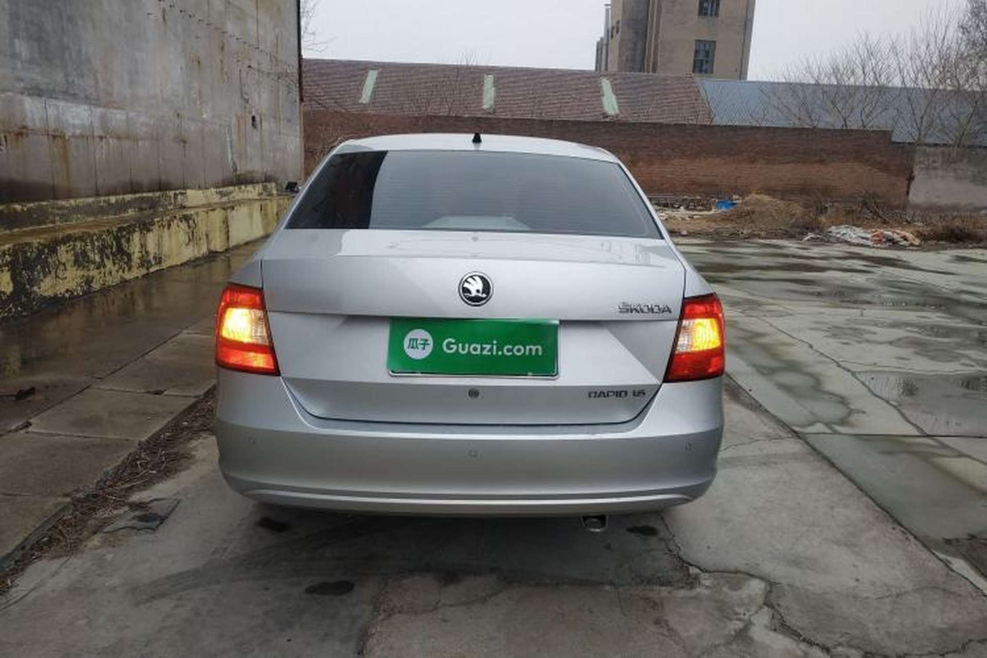Used Skoda Rapid 2013 1.6L Automatic Smart Selection Model Rear
