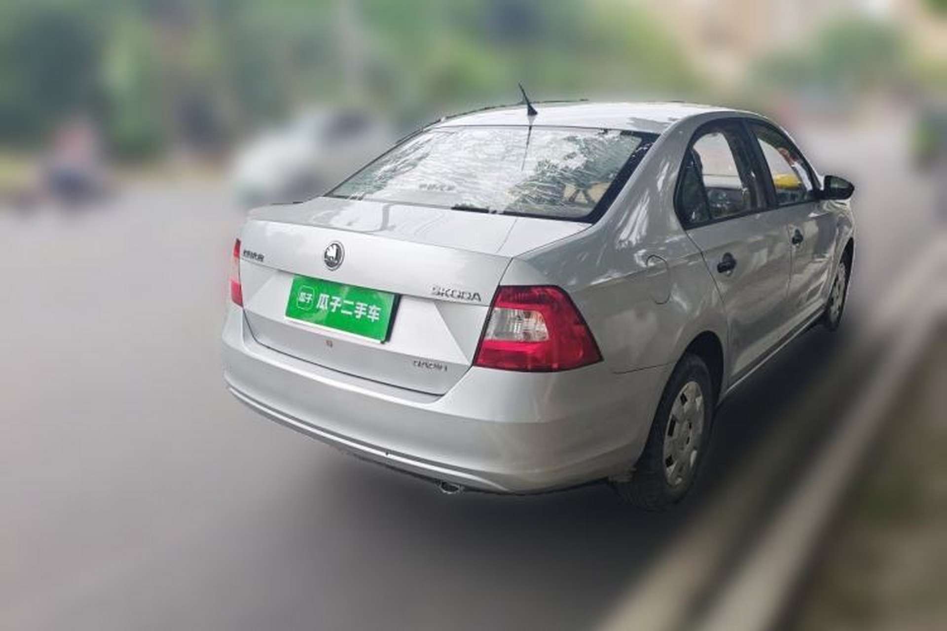 Used Skoda Rapid 2013 1.4L Manual Enjoyment Model Rear Right 45 Deg