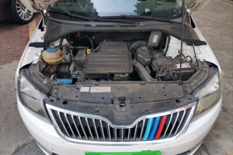 Used Skoda Rapid 2013 1.6L Manual Smart Selection Model Engine Bay