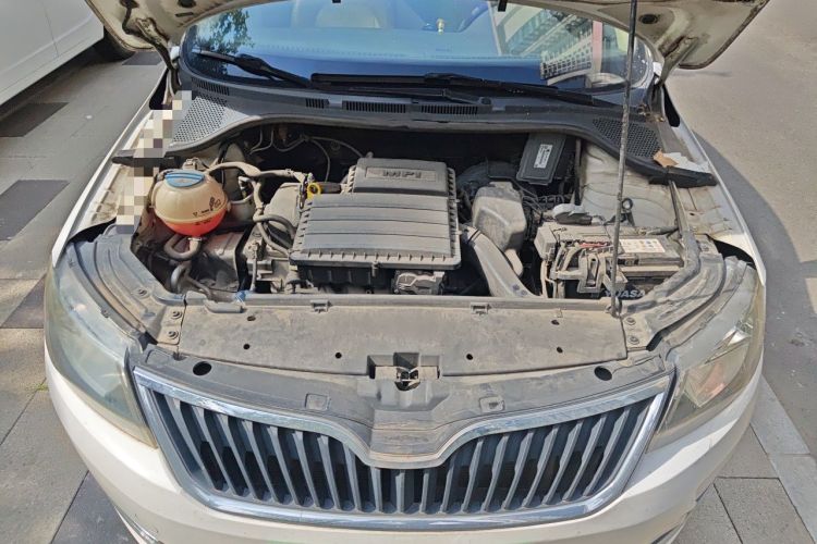 Used Skoda Rapid 2013 1.6L Manual Smart Selection Model Engine Bay