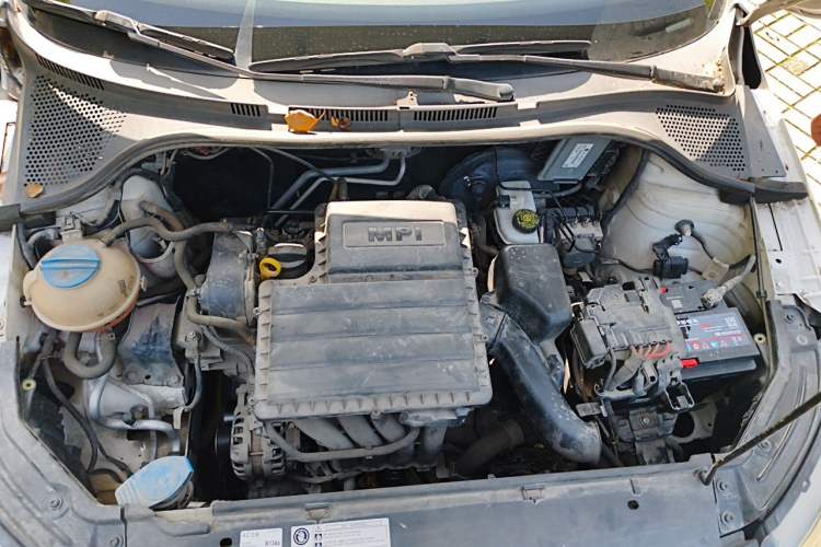 Used Skoda Rapid 2013 1.6L Manual Smart Selection Model Engine Bay