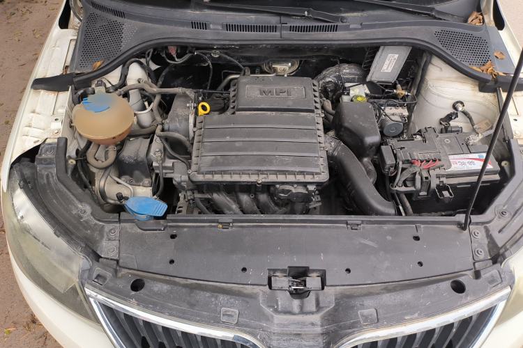 Used Skoda Rapid 2013 1.6L Manual Smart Selection Model Engine Bay