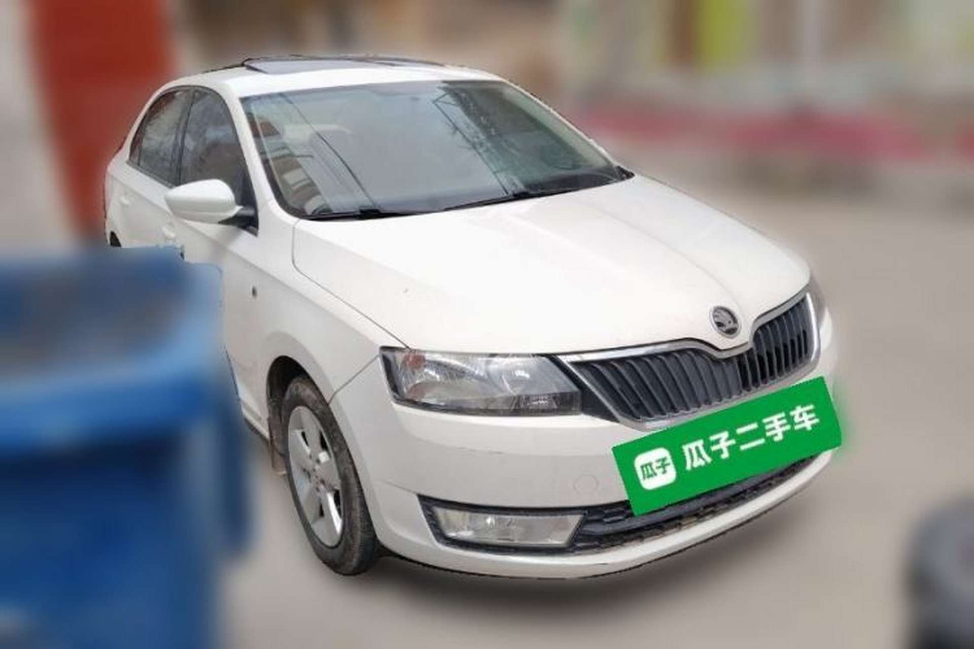 Used Skoda Rapid 2013 1.6L Manual Smart Selection Model Front Right 45 Deg