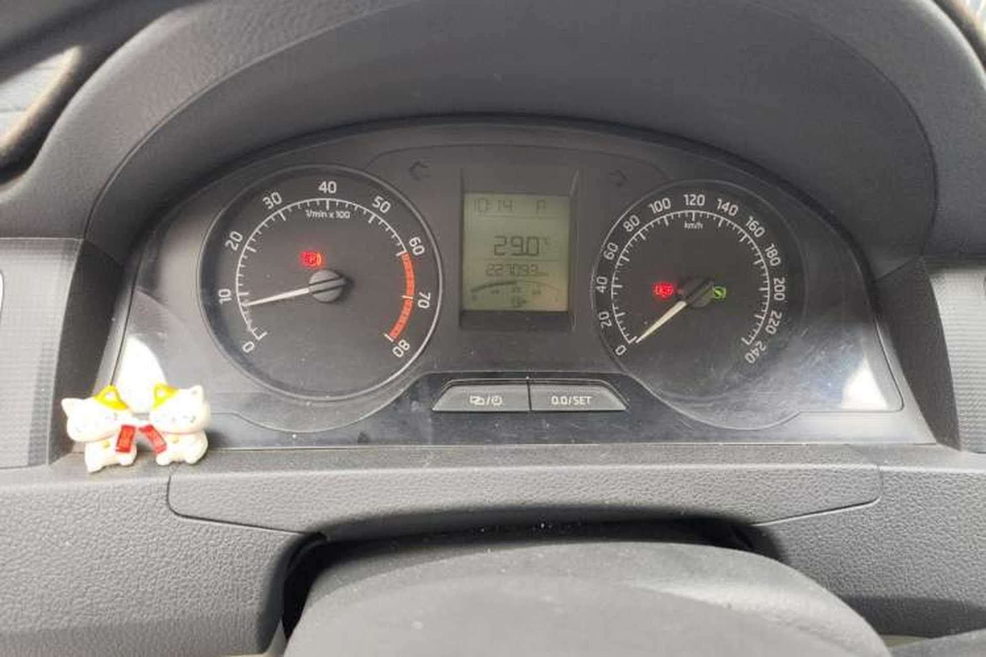 Used Skoda Rapid 2013 1.6L Automatic Smart Selection Model Instrument Cluster
