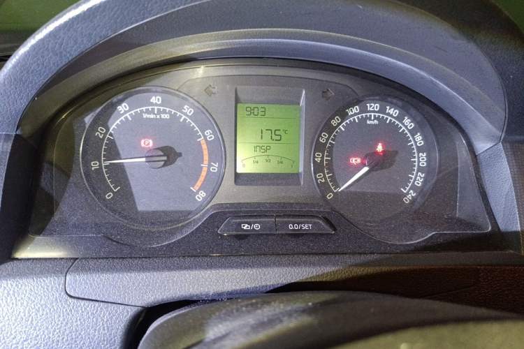 Used Skoda Rapid 2013 1.6L Manual Enjoyment Model Instrument Cluster