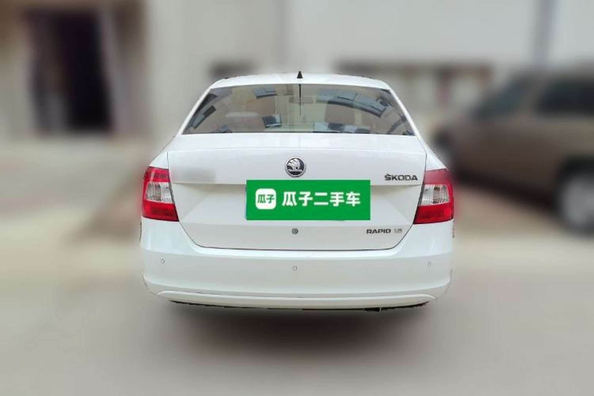 Used Skoda Rapid 2013 1.6L Manual Smart Selection Model Rear