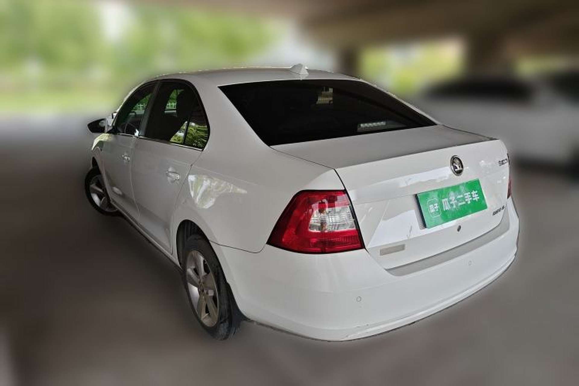 Used Skoda Rapid 2013 1.6L Manual Smart Selection Model Rear Left 45 Deg