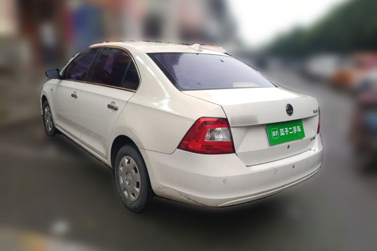 Used Skoda Rapid 2013 1.4L Manual Enjoyment Model Rear Left 45 Deg