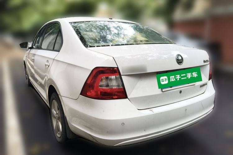Used Skoda Rapid 2013 1.6L Manual Smart Selection Model Rear Left 45 Deg