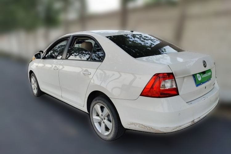 Used Skoda Rapid 2013 1.6L Manual Smart Selection Model Rear Left 45 Deg