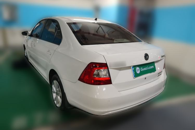 Used Skoda Rapid 2013 1.6L Automatic Preferred Model Rear Left 45 Deg