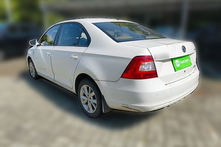 Used Skoda Rapid 2013 1.6L Manual Smart Selection Model Rear Left 45 Deg