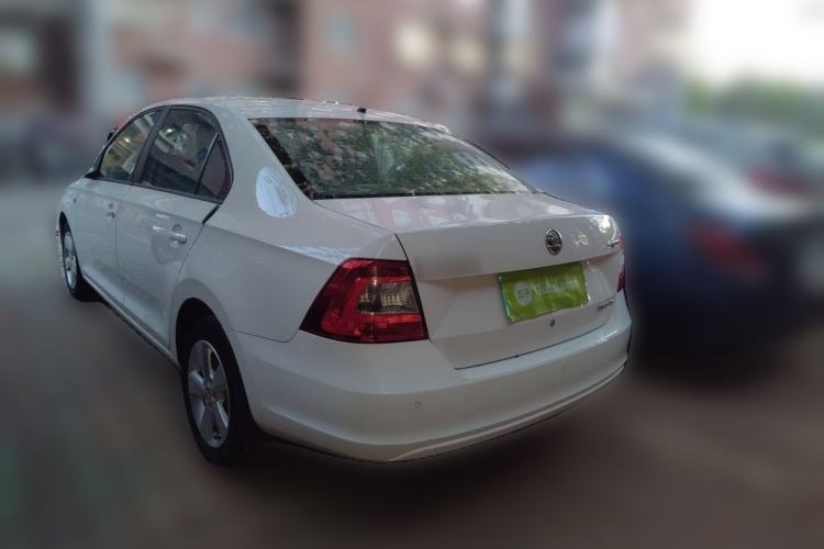Used Skoda Rapid 2013 1.6L Automatic Smart Selection Model Rear Left 45 Deg