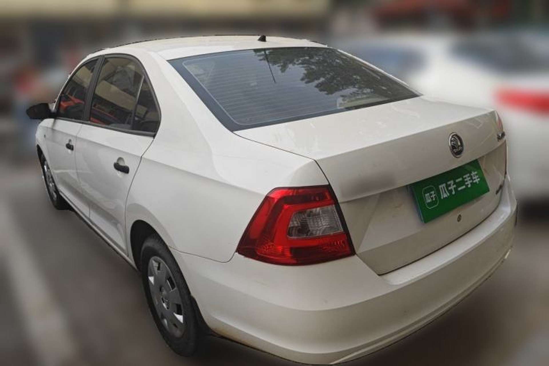 Used Skoda Rapid 2013 1.4L Manual Enjoyment Model Rear Left 45 Deg