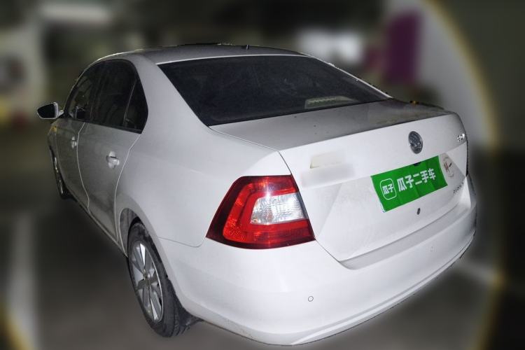 Used Skoda Rapid 2013 1.6L Automatic Preferred Model Rear Left 45 Deg