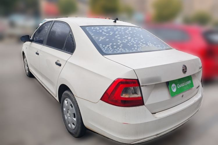 Used Skoda Rapid 2013 1.4L Manual Enjoyment Model Rear Left 45 Deg
