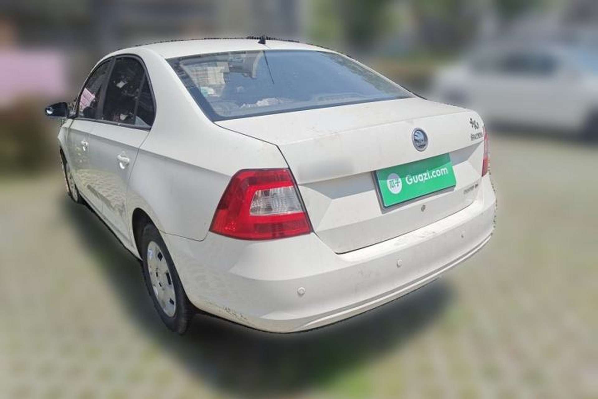 Used Skoda Rapid 2013 1.6L Manual Enjoyment Model Rear Left 45 Deg
