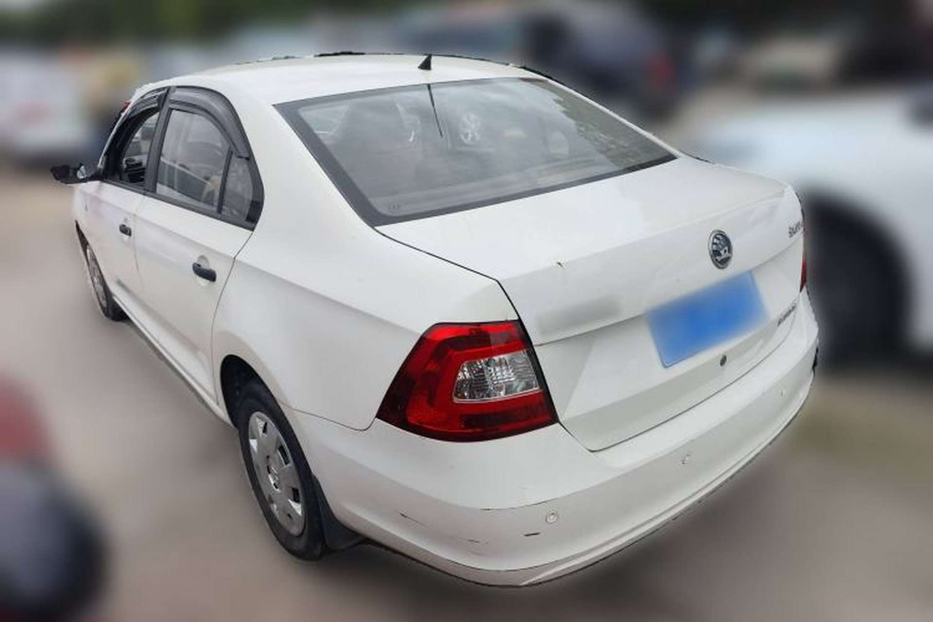 Used Skoda Rapid 2013 1.6L Manual Enjoyment Model Rear Left 45 Deg