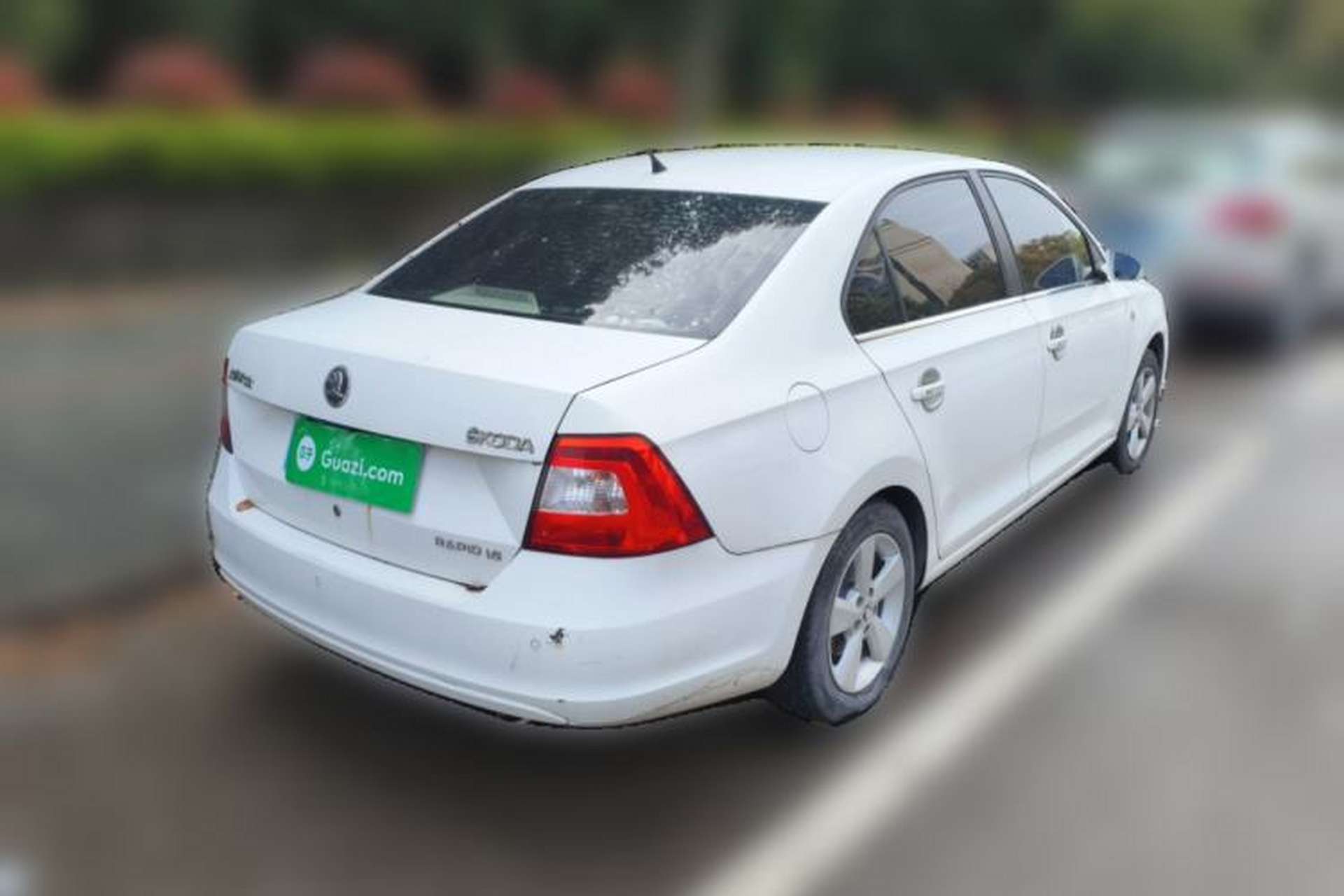 Used Skoda Rapid 2013 1.6L Manual Smart Selection Model Rear Right 45 Deg