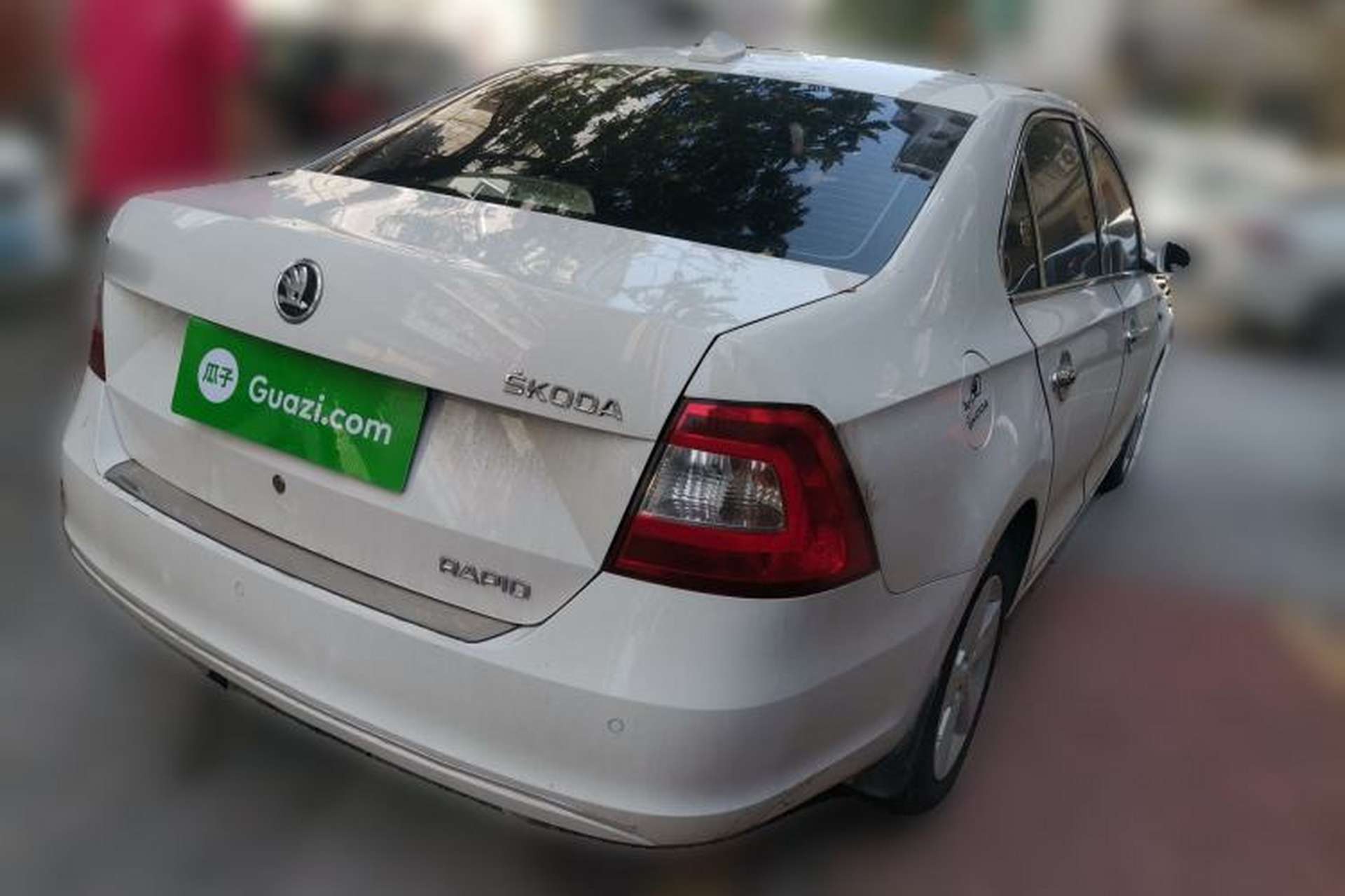 Used Skoda Rapid 2013 1.6L Manual Smart Selection Model Rear Right 45 Deg