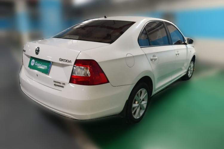 Used Skoda Rapid 2013 1.6L Automatic Preferred Model Rear Right 45 Deg