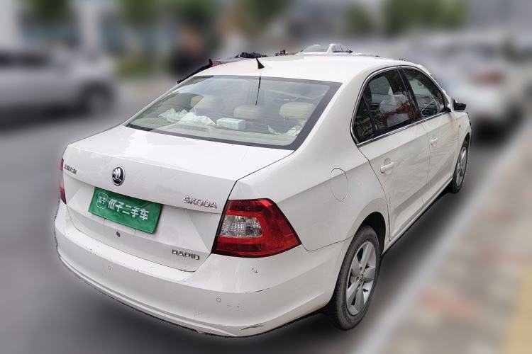Used Skoda Rapid 2013 1.6L Manual Smart Selection Model Rear Right 45 Deg