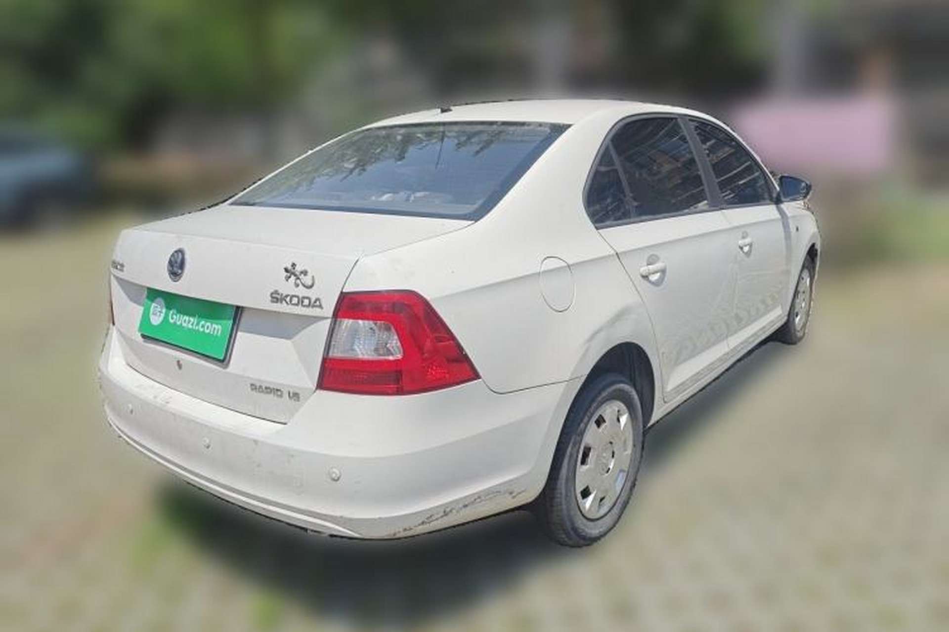 Used Skoda Rapid 2013 1.6L Manual Enjoyment Model Rear Right 45 Deg
