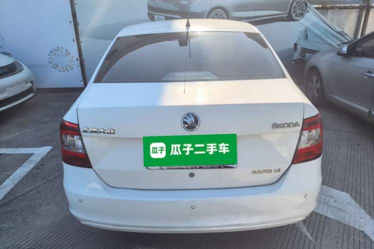 Used Skoda Rapid 2013 1.6L Automatic Smart Selection Model Rear