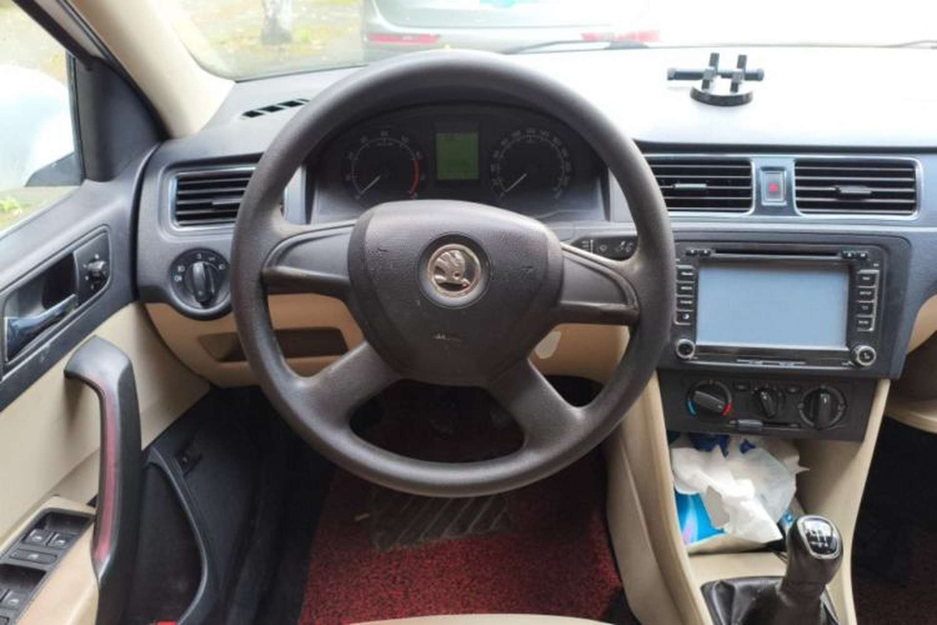 Used Skoda Rapid 2013 1.6L Manual Smart Selection Model Steering Wheel