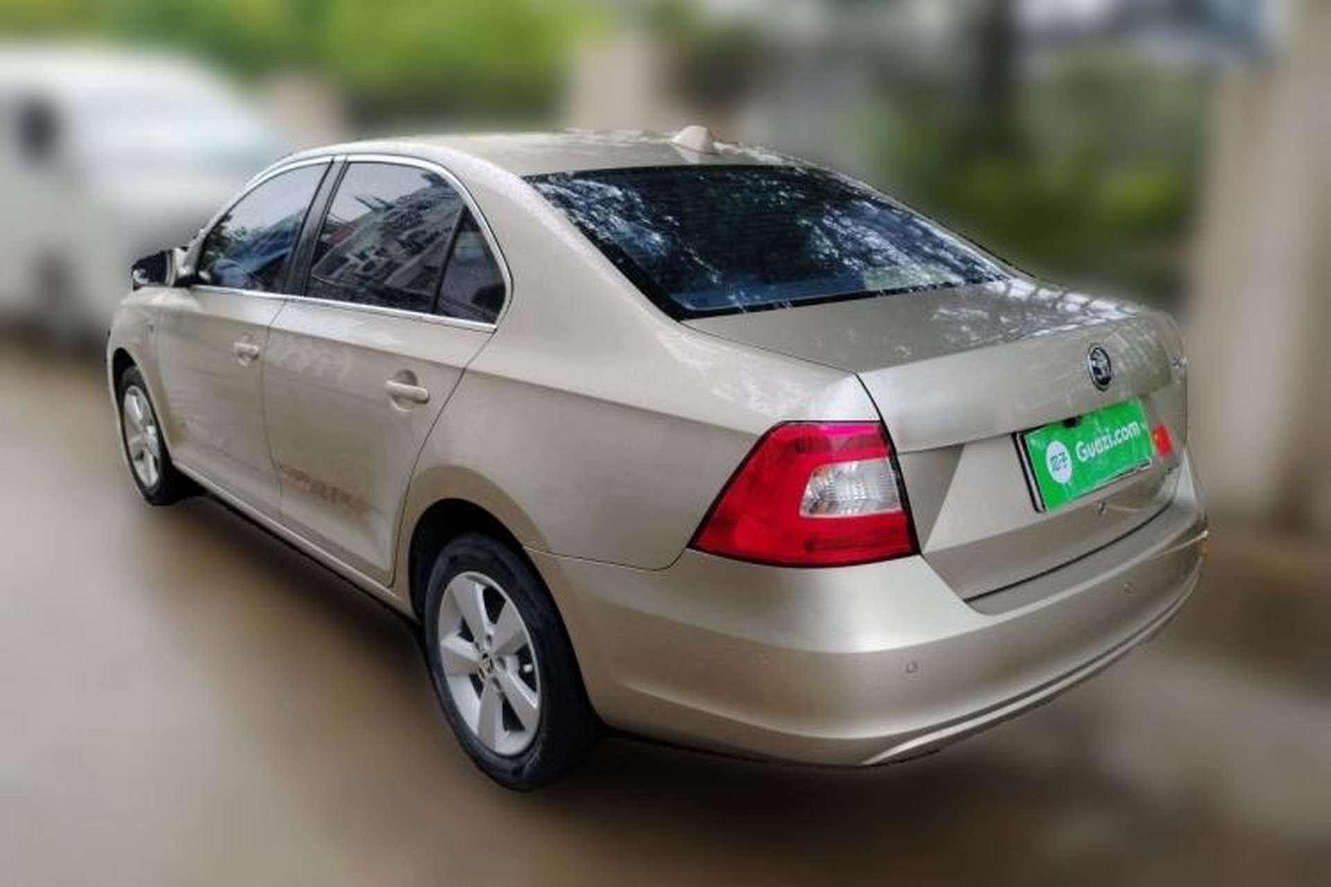 Used Skoda Rapid 2013 1.6L Manual Smart Selection Model Rear Left 45 Deg