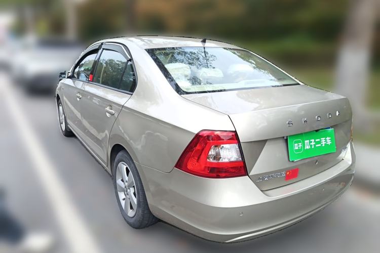 Used Skoda Rapid 2013 1.6L Manual Smart Selection Model Rear Left 45 Deg